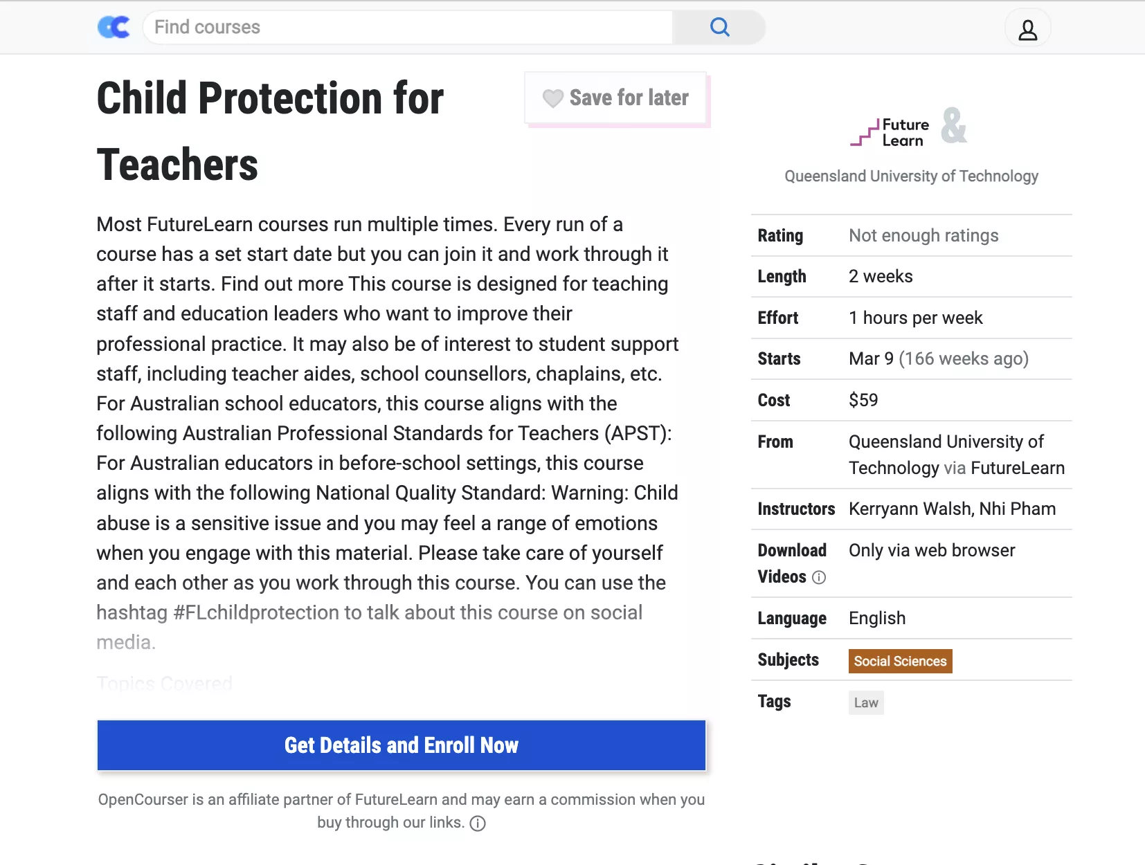 Child Protection for Teachers